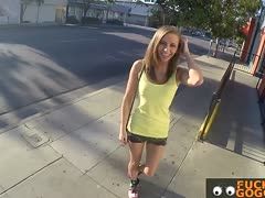 Heißes Babe spontan vernascht